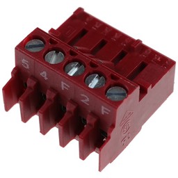 Zeige Details für Stecker Brenner 5-polig rot Rast 5 Bild von Stecker Brenner 5-polig rot Rast 5