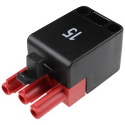 Zeige Details für Steckerteil ST18/3 rot Beschriftung 15 Bild von Steckerteil ST18/3 rot Beschriftung 15