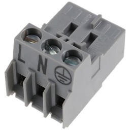 Zeige Details für Stecker Nr.2 3-polig grau Rast 5 Bild von Stecker Nr.2 3-polig grau Rast 5