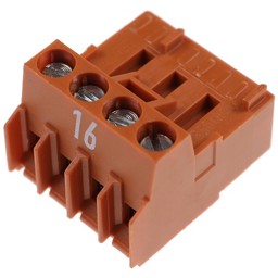 Zeige Details für Stecker Nr.16 4-polig braun Rast 5 Bild von Stecker Nr.16 4-polig braun Rast 5