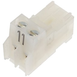 Zeige Details für Stecker Nr.11 2-polig transparent Rast 5 Bild von Stecker Nr.11 2-polig transparent Rast 5
