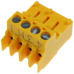 Zeige Details für Stecker Fühler 4-polig gelb Rast 5 Bild von Stecker Fühler 4-polig gelb Rast 5