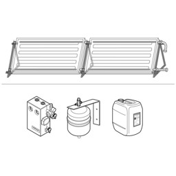 Bild von Paket Flachdach horizontal 2x1 FH 45° F2