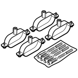 Zeige Details für Montageschellen-Set 12/15 Cu Bild von Montageschellen-Set 12/15 Cu
