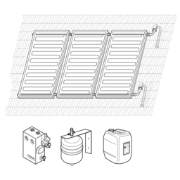 Zeige Details für Paket Aufdach vertikal 3x1 AV F2 Bild von Paket Aufdach vertikal 3x1 AV F2