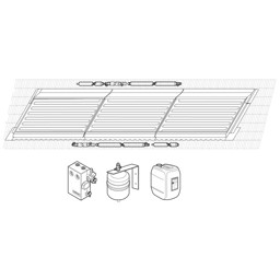 Zeige Details für Paket Indach horizontal 3x1 IH F1 Bild von Paket Indach horizontal 3x1 IH F1