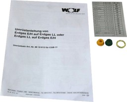 Zeige Details für Umrüstsatz Erdgas E <-> LL für CGB/CGW-11 Bild von Umrüstsatz Erdgas E <-> LL für CGB/CGW-11