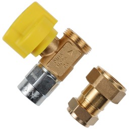Zeige Details für Gas-Durchgangshahn Rp 1/2 I x 18 mm Bild von Gas-Durchgangshahn Rp 1/2 I x 18 mm
