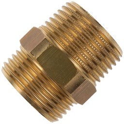 Zeige Details für Doppelnippel Rp1 x G1A x 40 mm Bild von Doppelnippel Rp1 x G1A x 40 mm