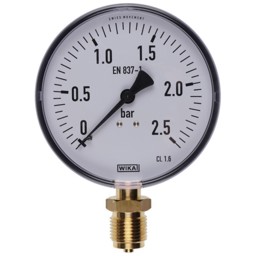 Zeige Details für Manometer 0-2,5 bar RF 100 G 1/2 B Bild von Manometer 0-2,5 bar RF 100 G 1/2 B