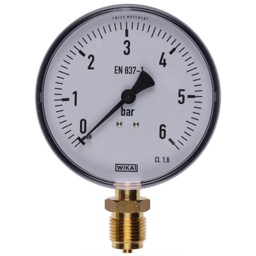 Zeige Details für Manometer 0-6 bar RF 100 G 1/2 B Bild von Manometer 0-6 bar RF 100 G 1/2 B