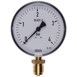 Zeige Details für Manometer 0-4 bar RF 100 G 1/2 B Bild von Manometer 0-4 bar RF 100 G 1/2 B