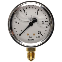 Zeige Details für Manometer 0-25 bar RF 63 G 1/4 B Bild von Manometer 0-25 bar RF 63 G 1/4 B