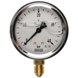Zeige Details für Manometer 0-40 bar RF 63 G 1/4 B Bild von Manometer 0-40 bar RF 63 G 1/4 B