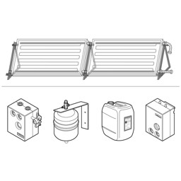 Zeige Details für Paket Flachdach horizontal 2x1 FH 45° F2 für Kombispeicher WKS Bild von Paket Flachdach horizontal 2x1 FH 45° F2 für Kombispeicher WKS
