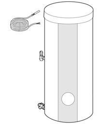 Bild von Paket WAS 400 Eco Trinkwasserspeicher für WTC-GW-B