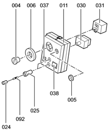 Zeige Details für Sicherheitsteil mit Verdrahtung GC, GW Bild von Sicherheitsteil mit Verdrahtung GC, GW