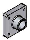 Zeige Details für Adapterflansch CES25 Bild von Adapterflansch CES25
