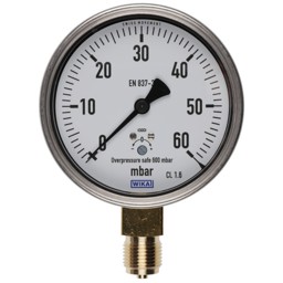 Zeige Details für Manometer 0-60 mbar KP 100 Bild von Manometer 0-60 mbar KP 100