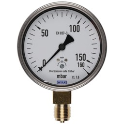 Zeige Details für Manometer 0-160 mbar KP 100 Bild von Manometer 0-160 mbar KP 100