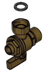 Zeige Details für Kugelhahn G3/4 - G3/4 ohne KFE-Hahn Bild von Kugelhahn G3/4 - G3/4 ohne KFE-Hahn