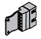 Zeige Details für Steckklemme 116 weiss Bild von Steckklemme 116 weiss
