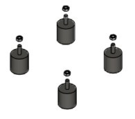 Zeige Details für Gummipuffer Typ D 42x40 M8x13 Bild von Gummipuffer Typ D 42x40 M8x13