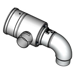 Zeige Details für Anschlussstück mit Bogen Bild von Anschlussstück mit Bogen