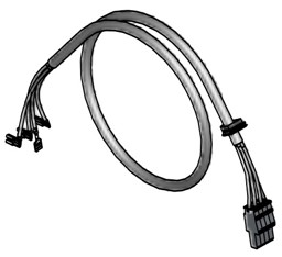 Zeige Details für Anschlussleitung Verdichter 400V AW 110/A Bild von Anschlussleitung Verdichter 400V AW 110/A