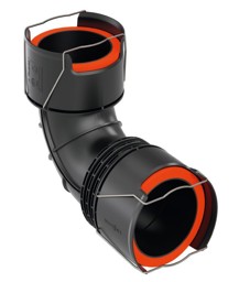 Zeige Details für Bogen 90° R75 Luftkanal Bild von Bogen 90° R75 Luftkanal