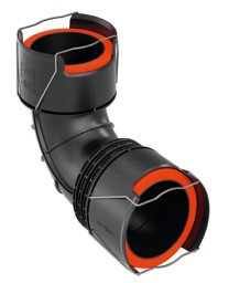 Zeige Details für Bogen 90° R90 Luftkanal Bild von Bogen 90° R90 Luftkanal
