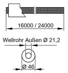 Bild von Solar-Anschlussleitung DN16 24 Meter