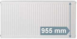 Zeige Details für Austauschheizkörper Typ 33 Höhe:955mm Bild von Austauschheizkörper Typ 33 Höhe:955mm