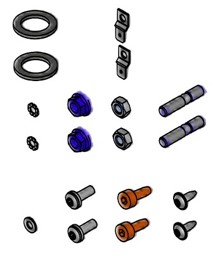 Zeige Details für Kleinteile-Set Brenner CU3A Bild von Kleinteile-Set Brenner CU3A