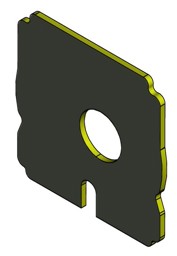 Zeige Details für Wärmedämm-Matte Wärmetauscher vorn Bild von Wärmedämm-Matte Wärmetauscher vorn