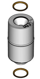 Zeige Details für Abgas-Schalldämpfer DN110 Bild von Abgas-Schalldämpfer DN110
