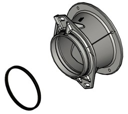 Zeige Details für Abgasanschluss Ø130 mm Bild von Abgasanschluss Ø130 mm