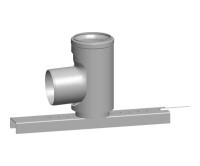 Zeige Details für Stützbogen 87° DN80 einwandig Bild von Stützbogen 87° DN80 einwandig