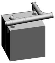 Zeige Details für Grundbausatz MGK Twin DN160/200
 Bild von Grundbausatz MGK Twin DN160/200