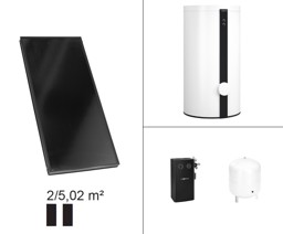 Zeige Details für Paket Vitosol 200-FM SV2F, 4,6m², Solar-Divicon SM1, Vitocell 100-B 400 Liter, CVB-S1 Bild von Paket Vitosol 200-FM SV2F, 4,6m², Solar-Divicon SM1, Vitocell 100-B 400 Liter, CVB-S1