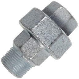 Zeige Details für Verschraubung U2-3/4-Zn-A EN 10242 flachdichtend Bild von Verschraubung U2-3/4-Zn-A EN 10242 flachdichtend