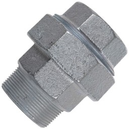 Zeige Details für Verschraubung U2-2-Zn-A EN10242 flachdichtend Bild von Verschraubung U2-2-Zn-A EN10242 flachdichtend