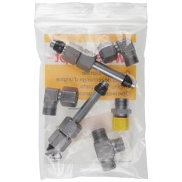 Zeige Details für Montageteile zum Anbau von Manometer und Prüfbrenner zusammen am DMV geflanscht Bild von Montageteile zum Anbau von Manometer und Prüfbrenner zusammen am DMV geflanscht