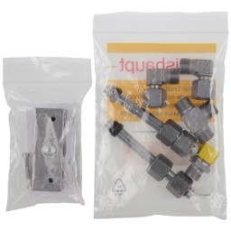 Zeige Details für Montageteile zum Anbau von Manometer und Prüfbrenner zusammen am DMV genippelt Bild von Montageteile zum Anbau von Manometer und Prüfbrenner zusammen am DMV genippelt