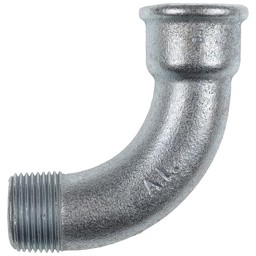 Zeige Details für Bogen lang G4-1-Zn-A EN10242 Bild von Bogen lang G4-1-Zn-A EN10242