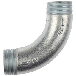 Zeige Details für Bogen lang G8-1 1/2-Zn-A EN 10242 Bild von Bogen lang G8-1 1/2-Zn-A EN 10242