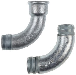 Zeige Produkte für Kategorie Bogen lang 90° Bild für Kategorie Bogen lang 90°