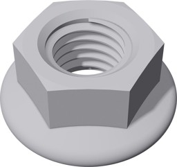 Zeige Details für Flanschmutter M10 mit Sperrverzahnung (VPE 100 Stück) Bild von Flanschmutter M10 mit Sperrverzahnung (VPE 100 Stück)