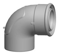 Zeige Details für Revisionsbogen 87° DN80/125 Bild von Revisionsbogen 87° DN80/125