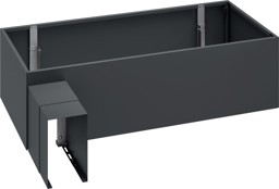 Zeige Details für Designverkleidung Bodenkonsole mit Wandanschluss Bild von Designverkleidung Bodenkonsole mit Wandanschluss